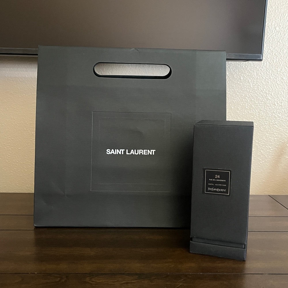 AUTHENTIC YSL Eau de Parfum Box Case & Bag